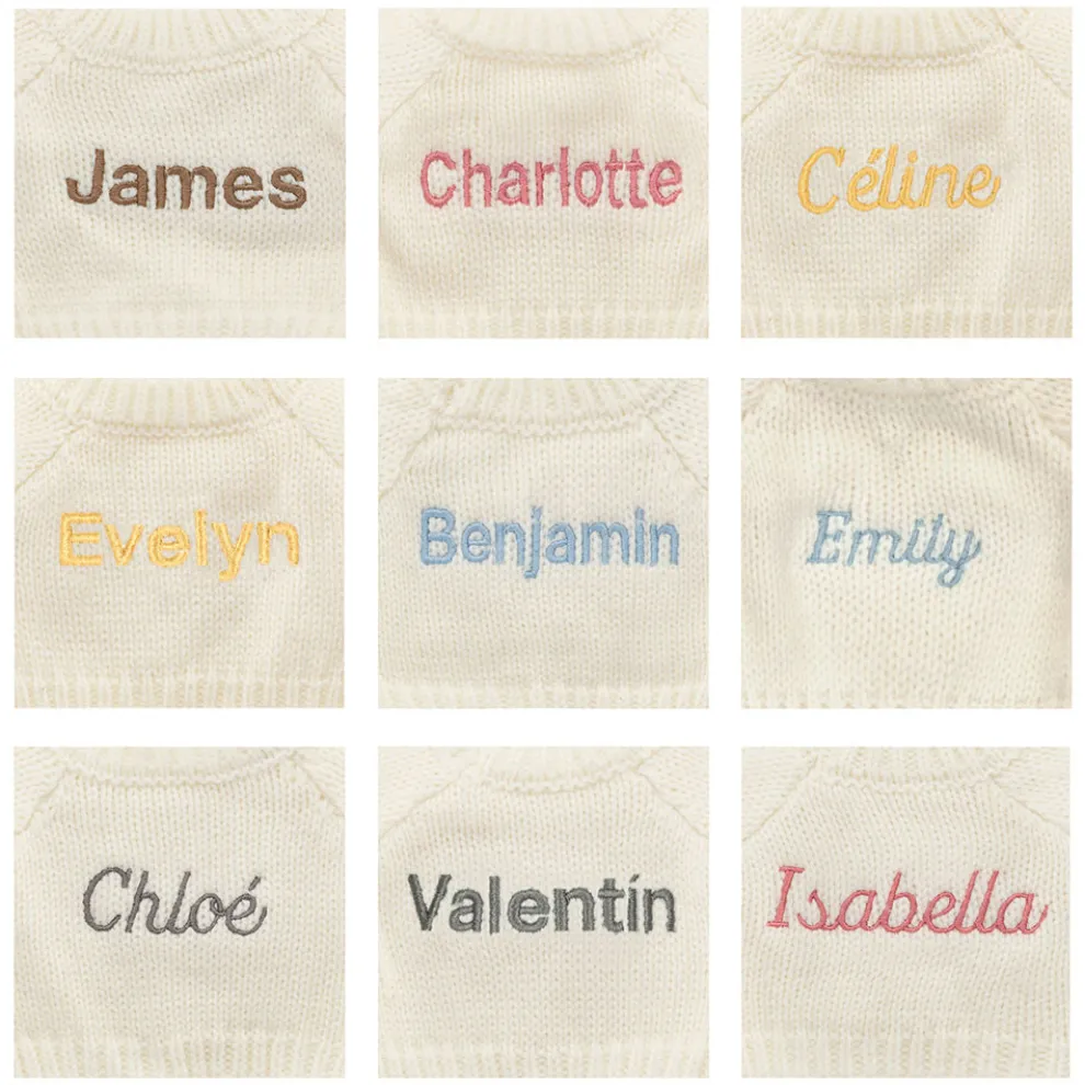 Bashful Luxe Bunny Luna with Personalised Cream Jumper