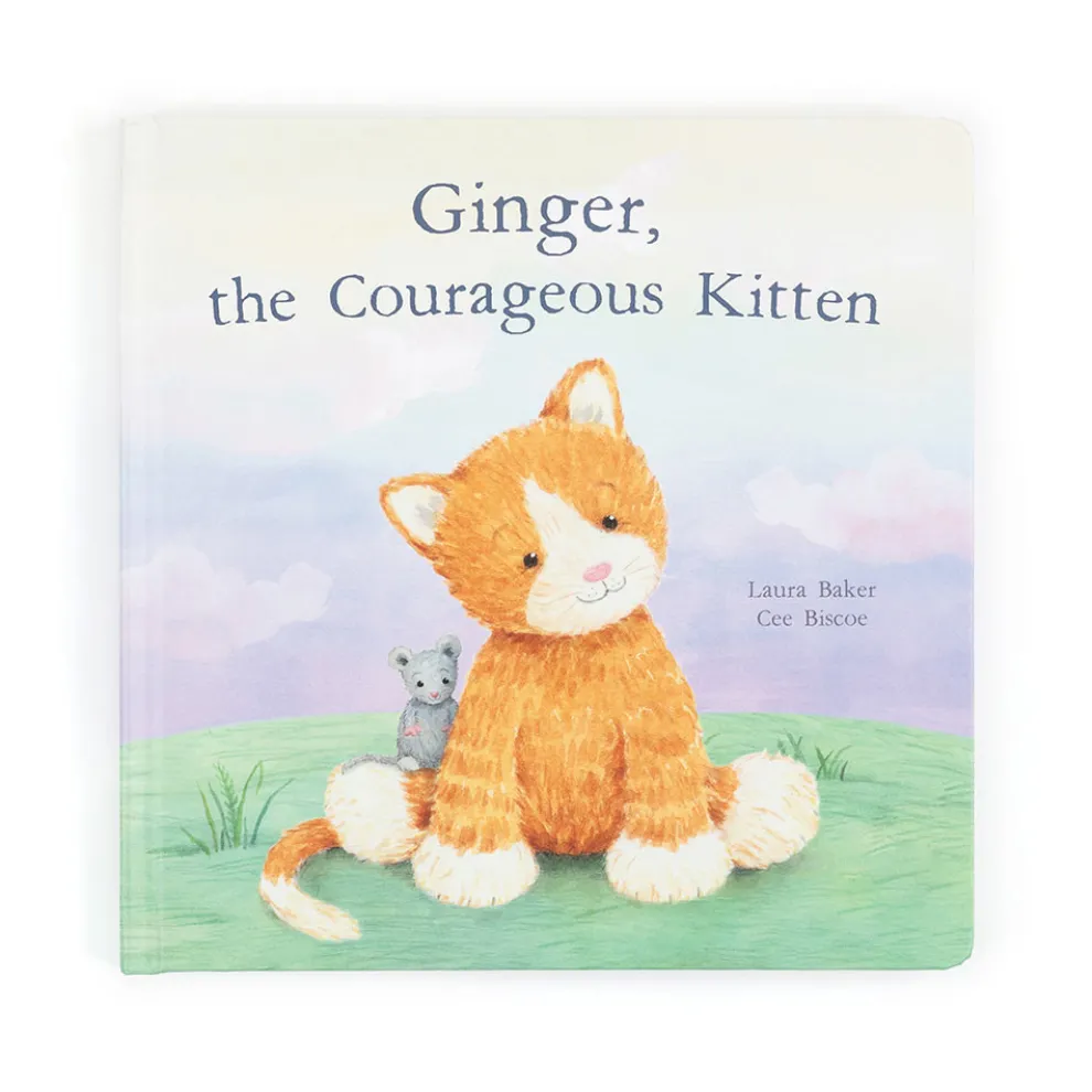 Ginger, the Courageous Kitten Book and Fuddlewuddle Ginger Cat