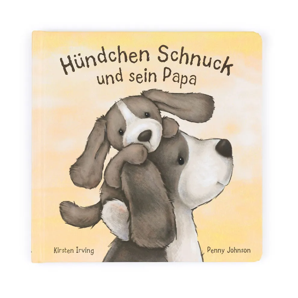 Hundchen Schnuck Und Sein Papa Buch and Bashful Fudge Puppy Medium