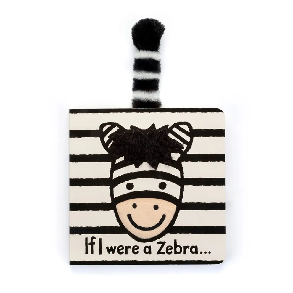 If I Were A Zebra Board Book and Bashful Zebra Medium