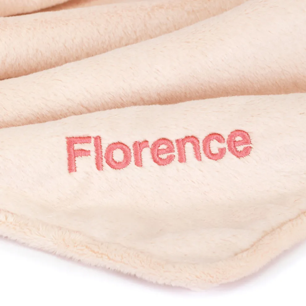 Personalised Bashful Blush Bunny Blankie