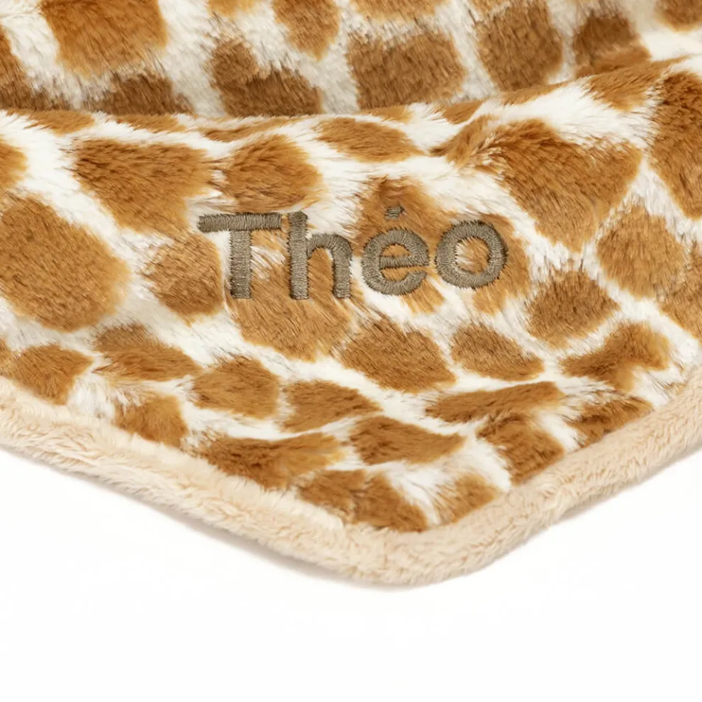 Personalised Bashful Giraffe Blankie