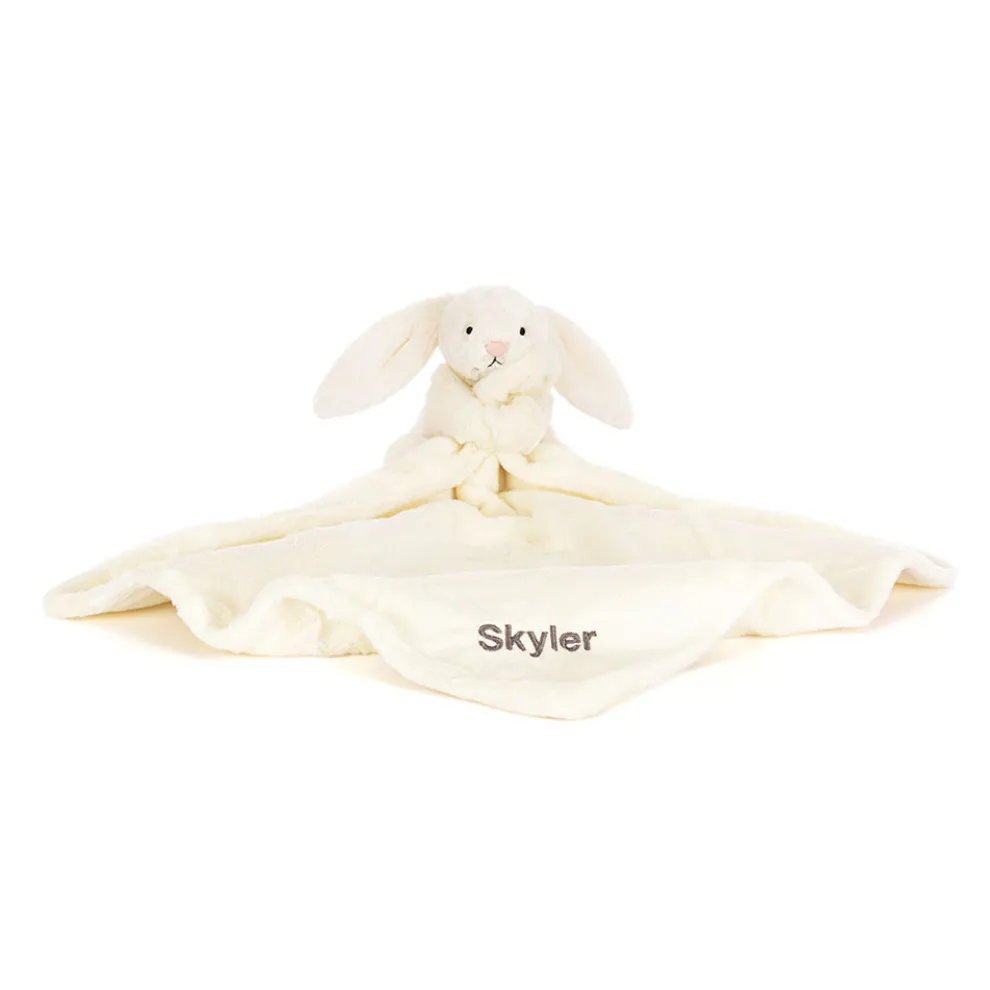 Personalised Bashful Cream Bunny Soother
