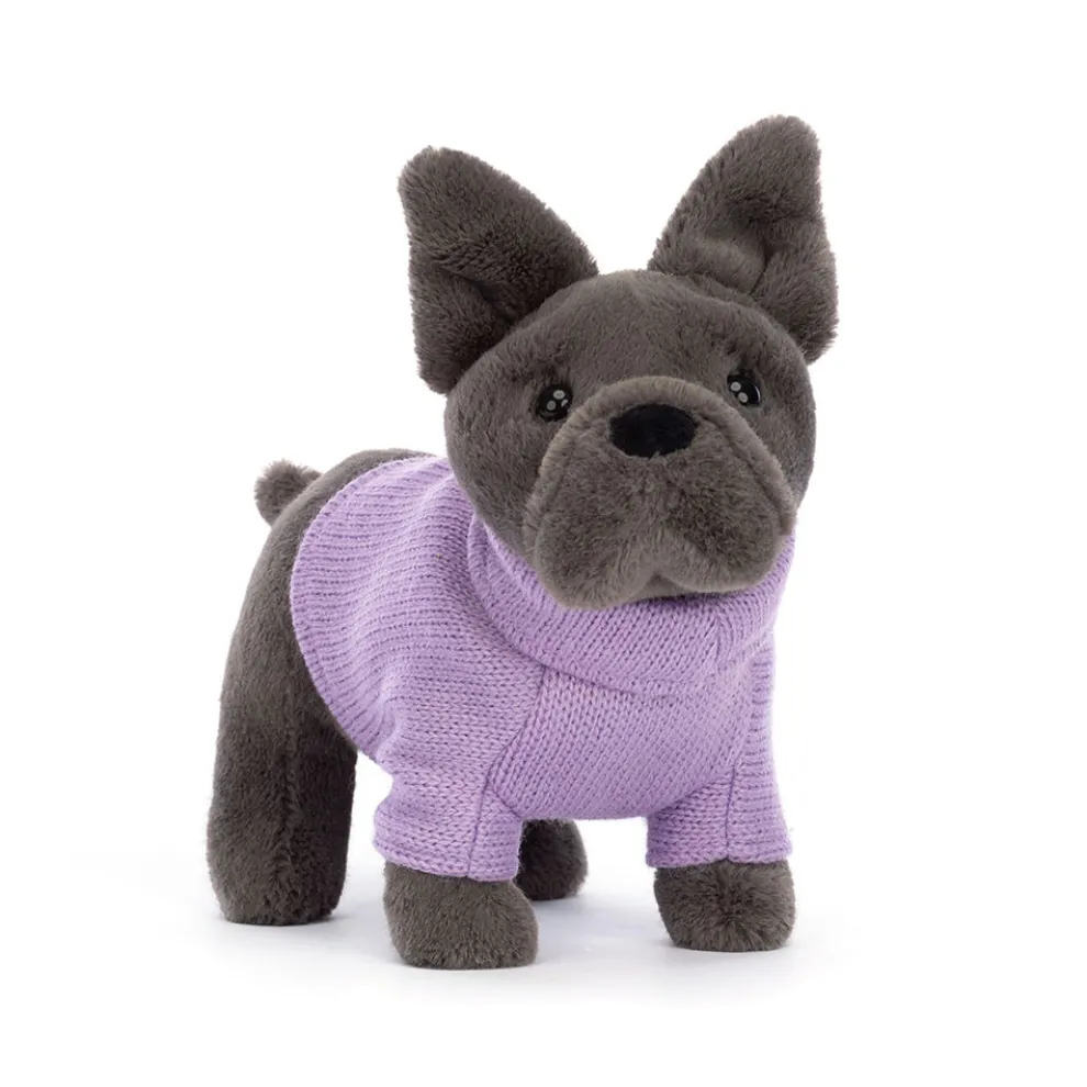 Sweater French Bulldog Purple