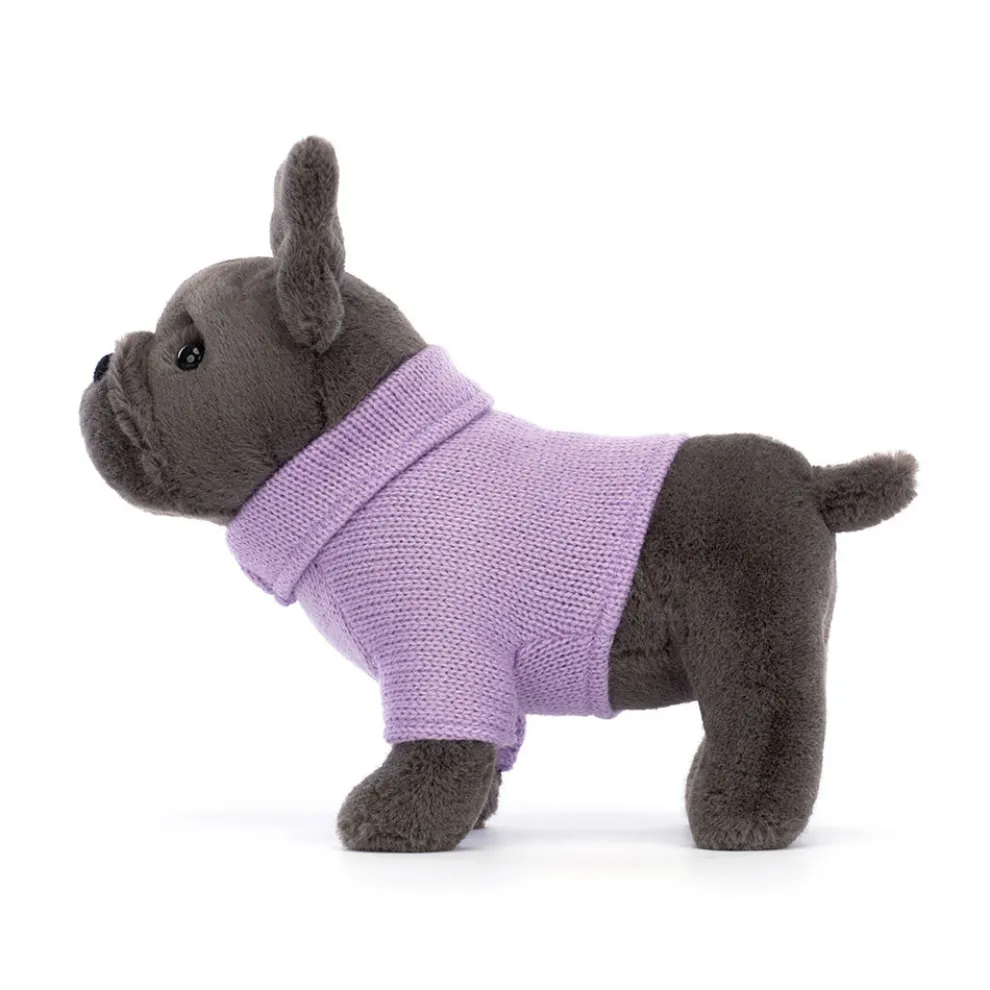 Sweater French Bulldog Purple